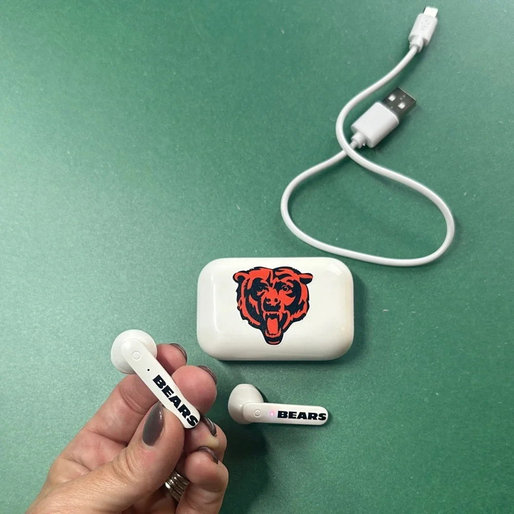 Chicago Bears Keyscaper Wireless TWS Insignia Design Earbuds